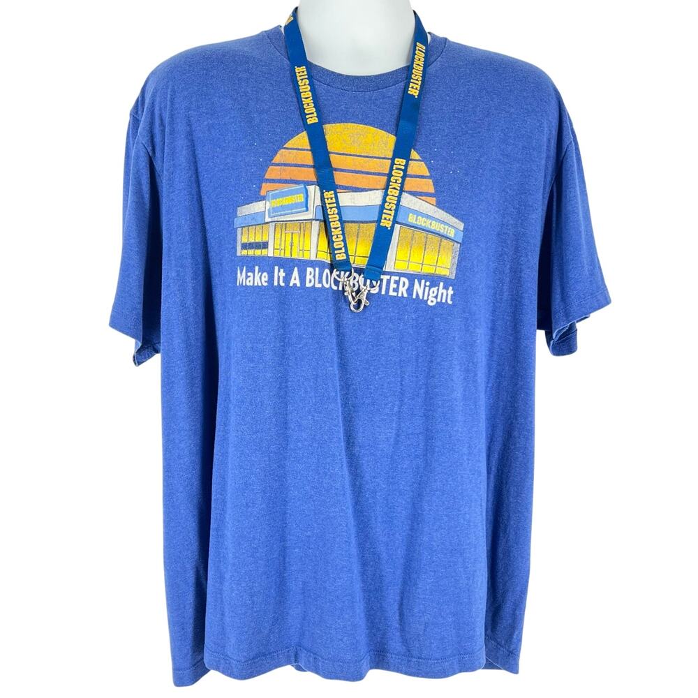Blockbuster tshirt and lanyard XXL